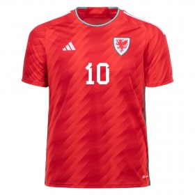 Wales RAMSEY 10 Hjemme VM 2022 - Fodboldtrøjer (S/S)